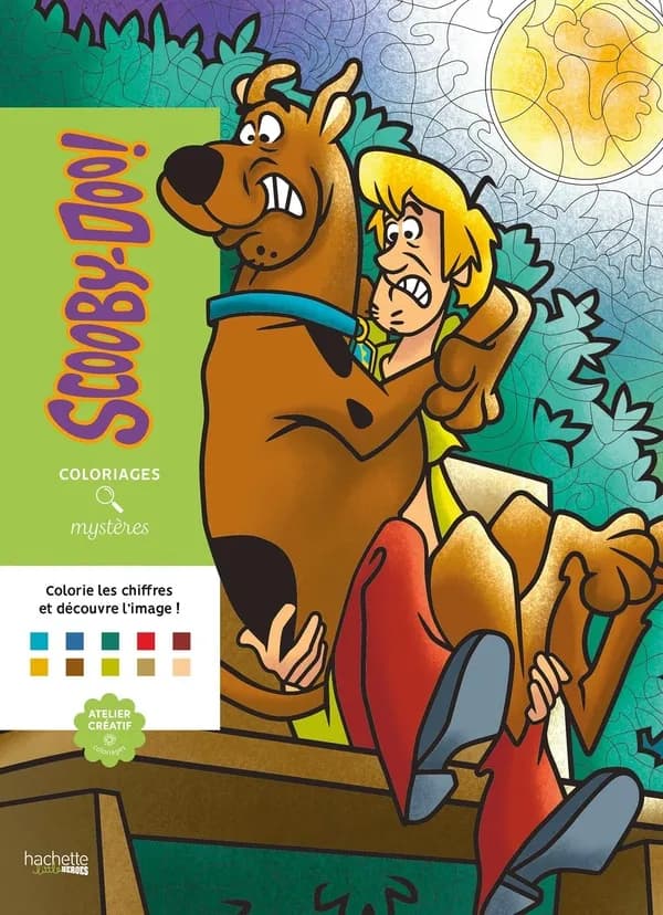 Atelier créatif ; Coloriages mystères : Scooby-Doo !