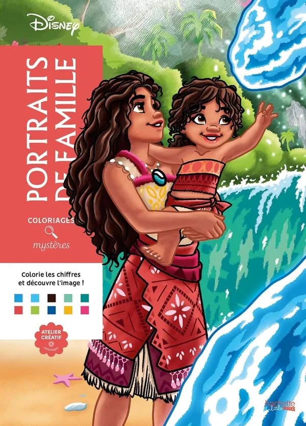 Atelier créatif ; Coloriages mystères : Portraits de famille