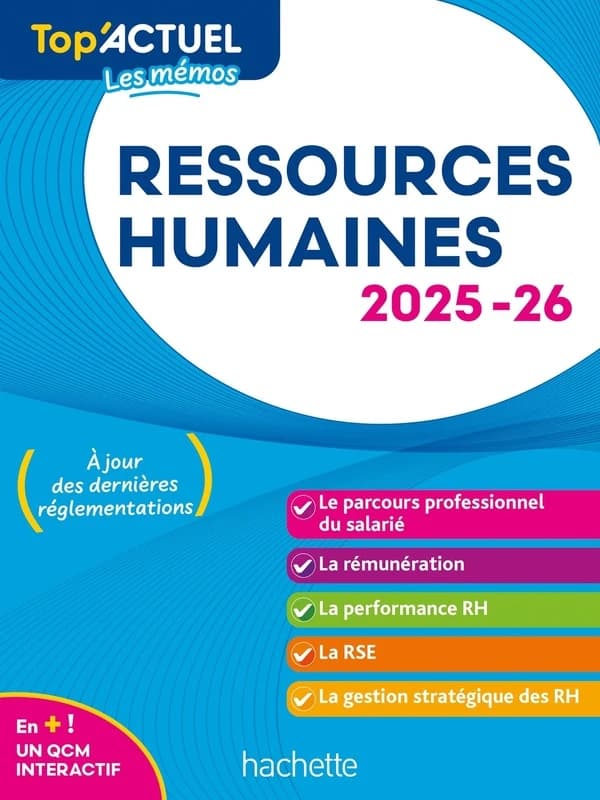 Ressources humaines 2025-26 ([Éd.] à jour des dernières réglementations) Hamza Merabet,...