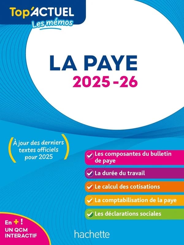 La paye 2025-26 ([Éd.] à jour des derniers textes officiels pour 2025) Sabine Lestrade ; conseiller éditorial, Daniel Sopel