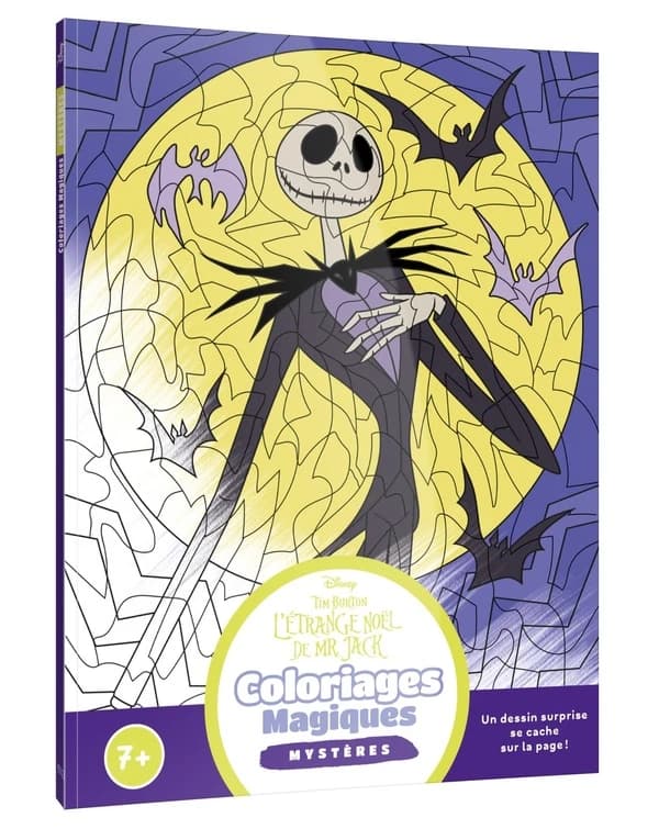 L'étrange Noël de Mr. Jack : Coloriages magiques mystères