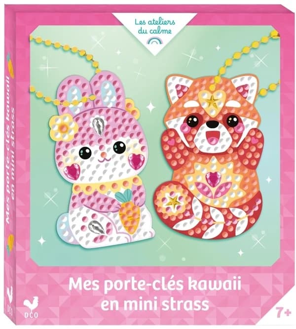 Les ateliers du calme : Mes porte-clés kawaii en mini strass