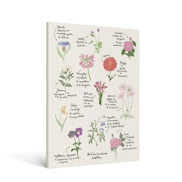 Carnet Fleurs A4 : Zoé de Las Cases