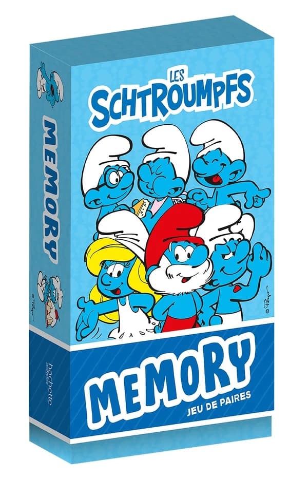 Les Schtroumpfs : mémory : boîte de cartes : [Jeu mémory]