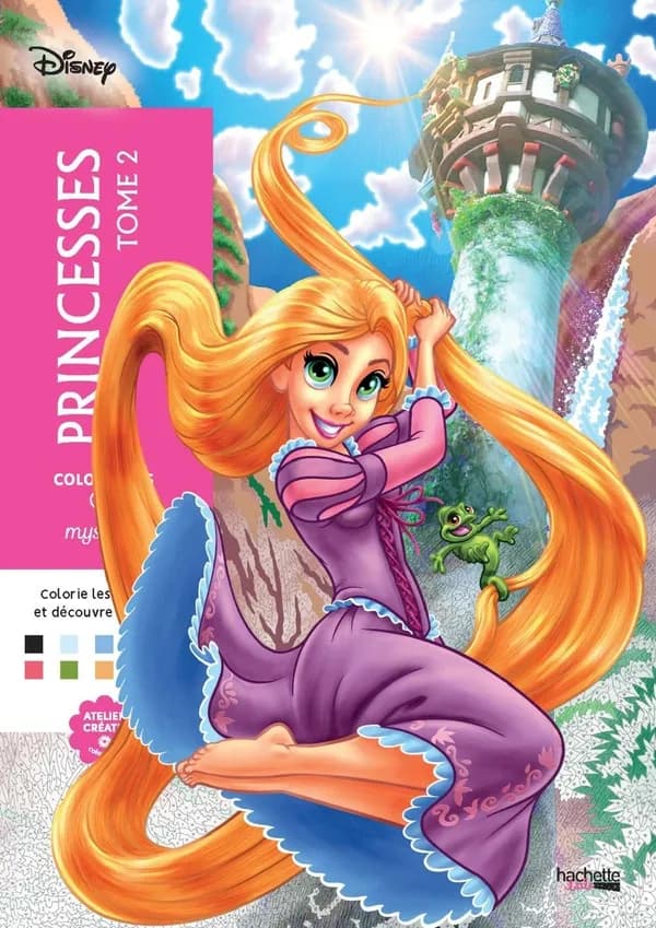 Art-thérapie ; Coloriages mystères : Disney ; Princesses Tome 2