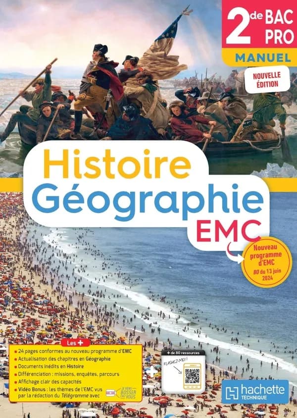 Histoire-Géographie-EMC ; 2de Bac Pro ; Manuel