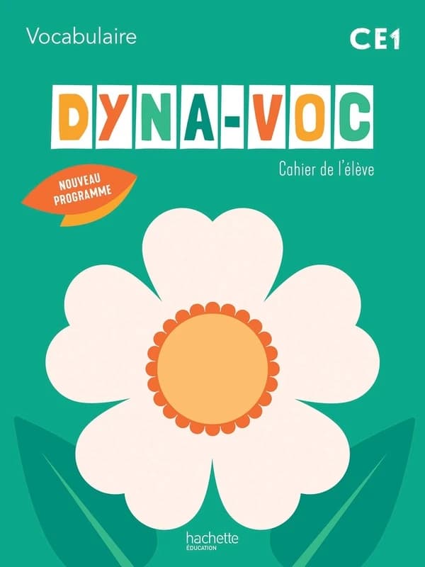 Dyna-voc : Vocabulaire ; CE1 ; Cahier de l'élève