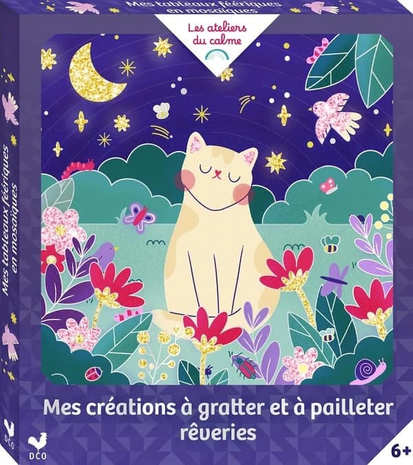 Mes créations à gratter et à pailleter : Rêveries