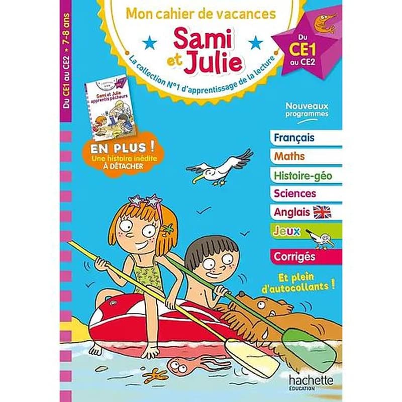 Sami et Julie : Mon cahier de vacances ; Du CE1 au CE2