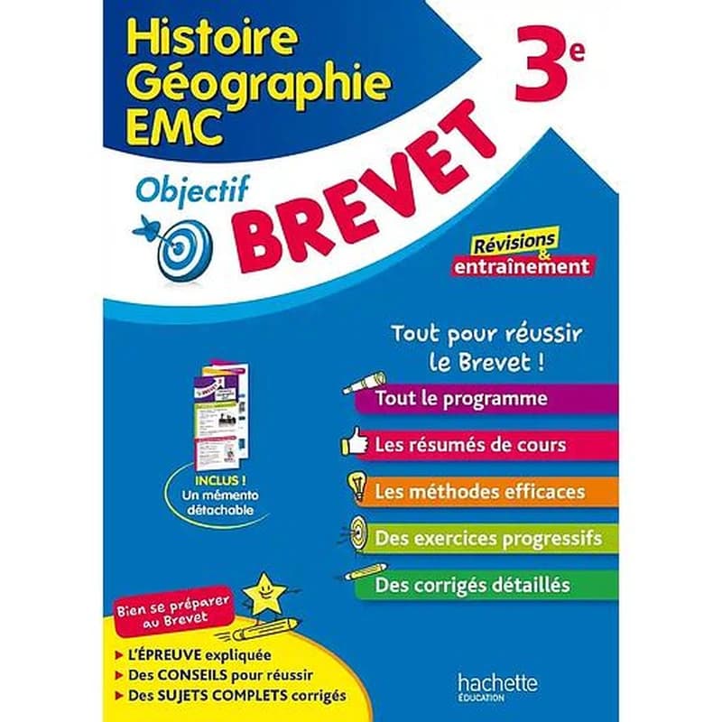 Objectif brevet : Histoire-Géographie-EMC ; 3e