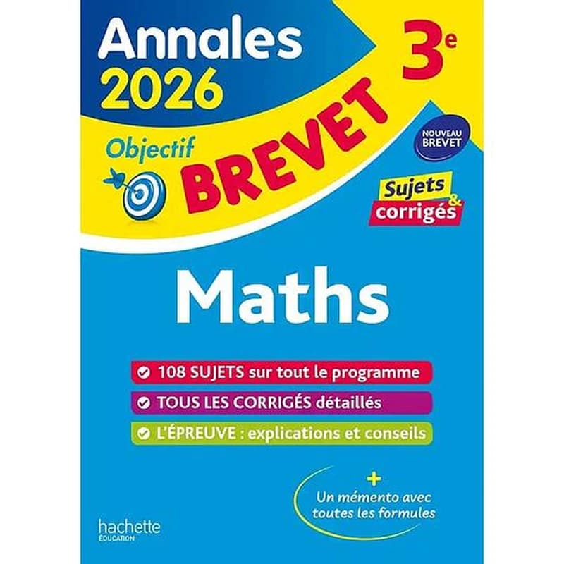Maths : annales 2026, sujets & corrigés