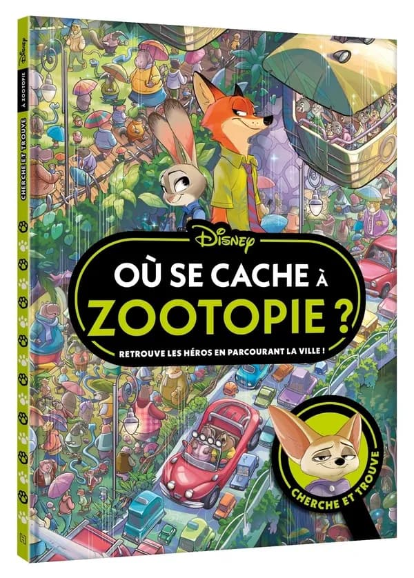 Où se cache... : À Zootopie ? Cherche et trouve