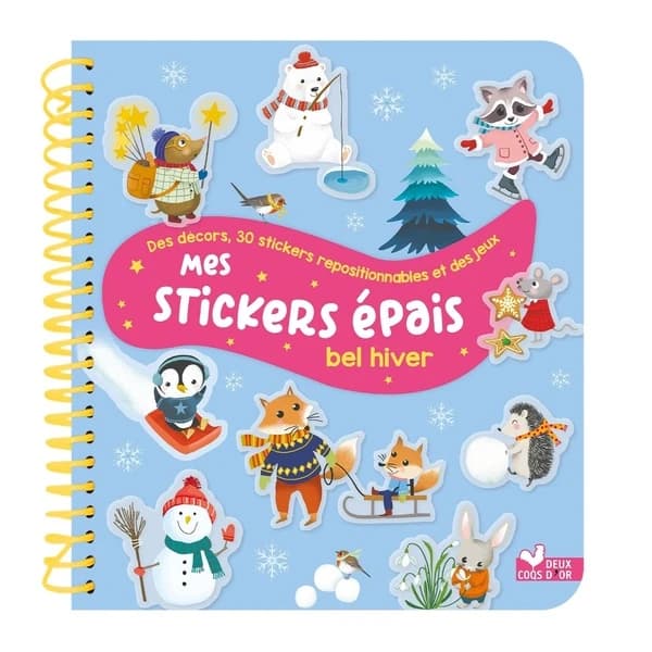 Mes stickers épais Bel hiver