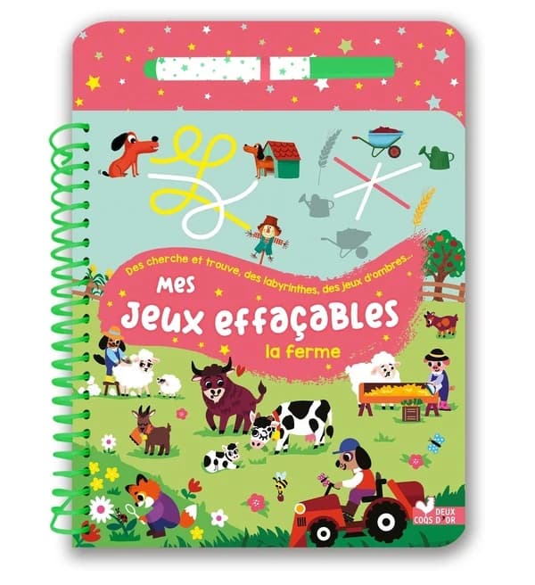 Mes jeux effaçables : La ferme