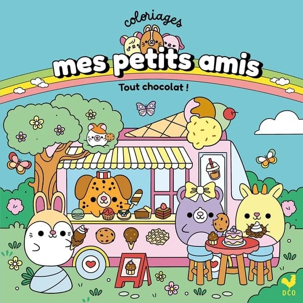 Coloriages Mes petits amis : Tout chocolat !