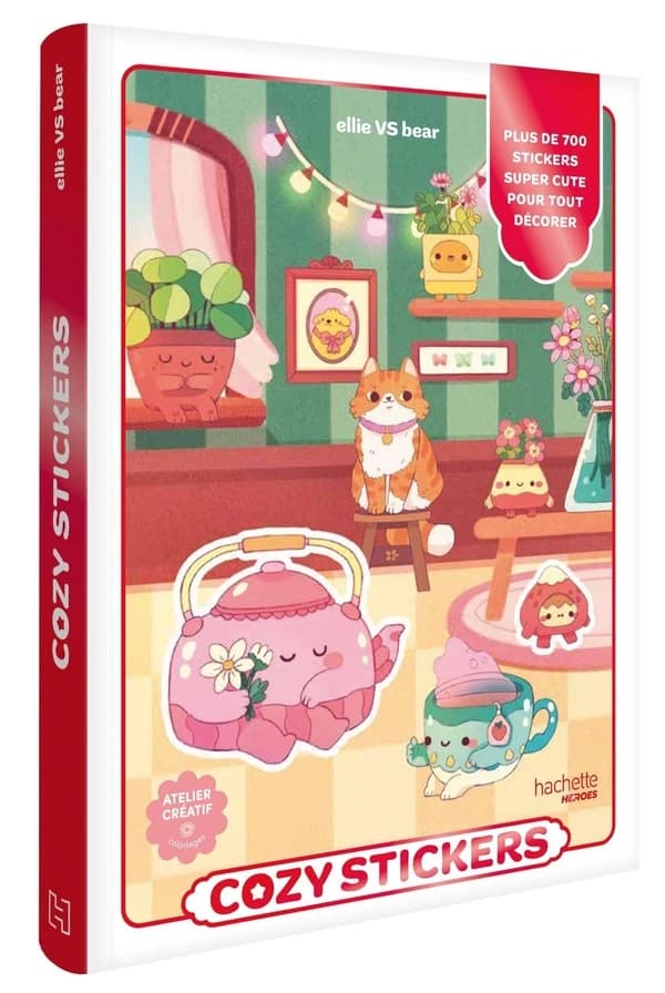 Atelier créatif : Cozy stickers : Plus de 700 stickers super cute pour tout décorer