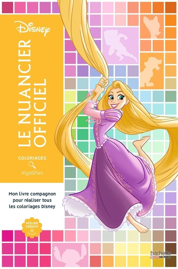 Coloriages mystères : Disney - livre compagnon - nuancier des personnages : [Album à colorier]