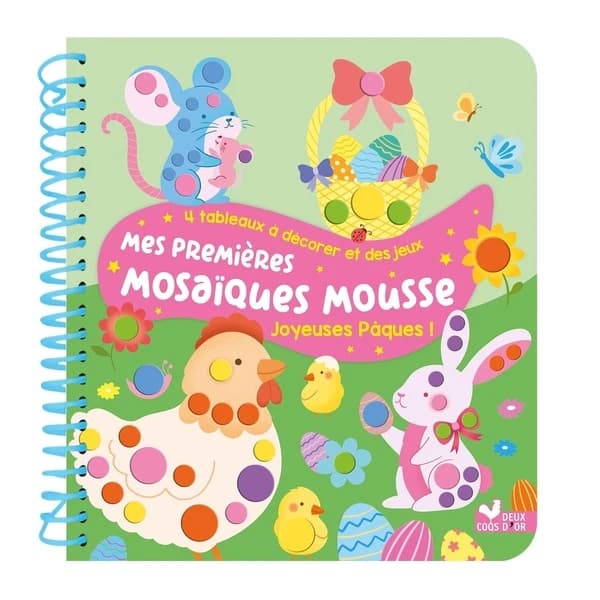 Joyeuses Pâques ! : 4 tableaux à décorer et des jeux