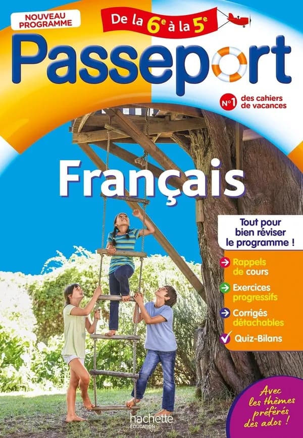 Passeport : Français ; De la 6e à la 5e
