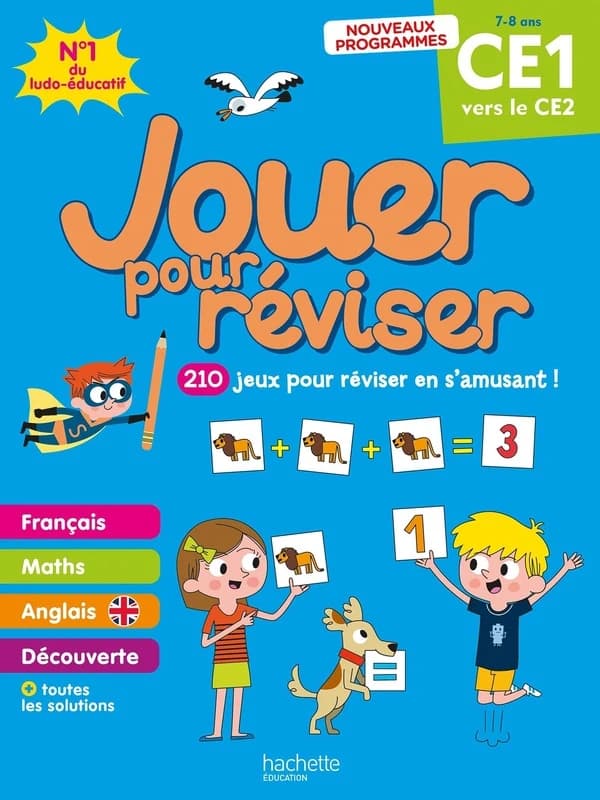 Jouer pour réviser du CE1 vers le CE2 : 210 jeux pour réviser en s'amusant !
