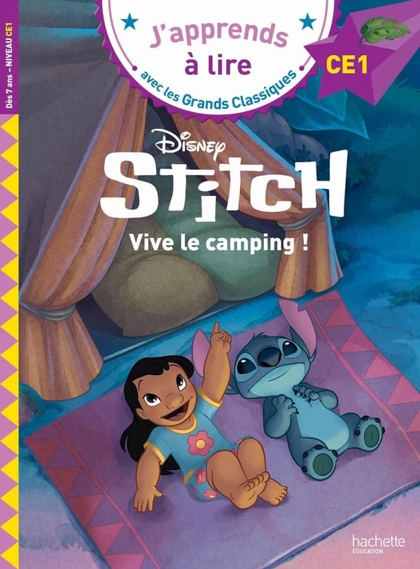 Stitch vive le camping !