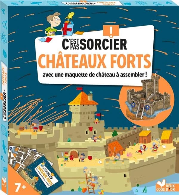 Châteaux forts : Avec une maquette de château à assembler !
