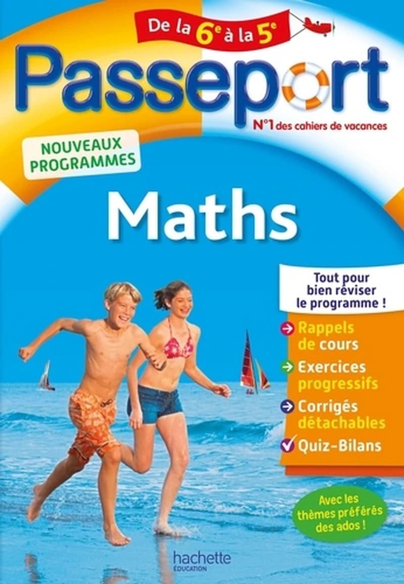 Passeport ; maths ; de la 6e à la 5 e