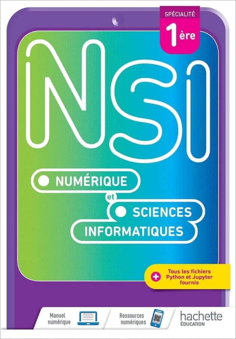 Numérique et sciences informatiques : 1re spécialité