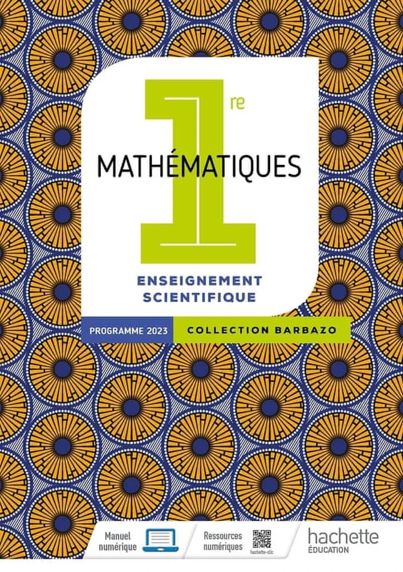 Mathématiques 1re : enseignement scientifique : programme 2023