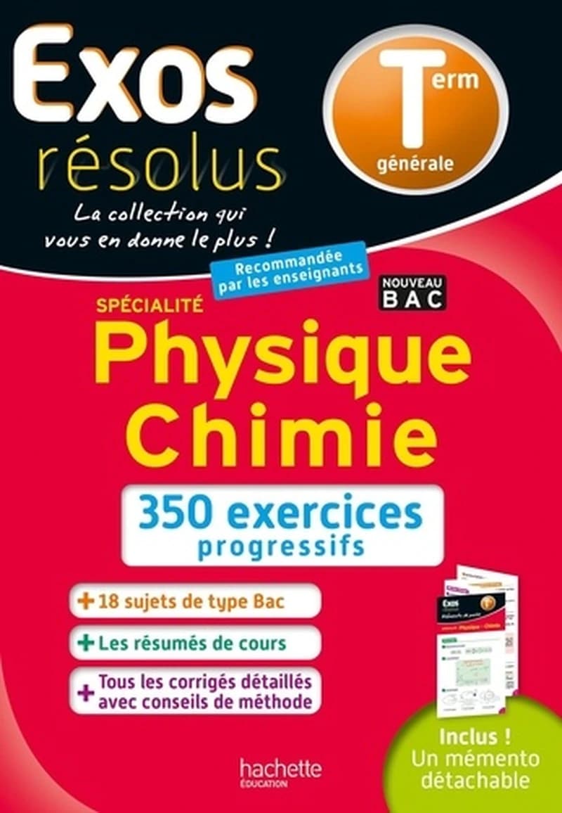 Physique chimie spécialité : Term générale