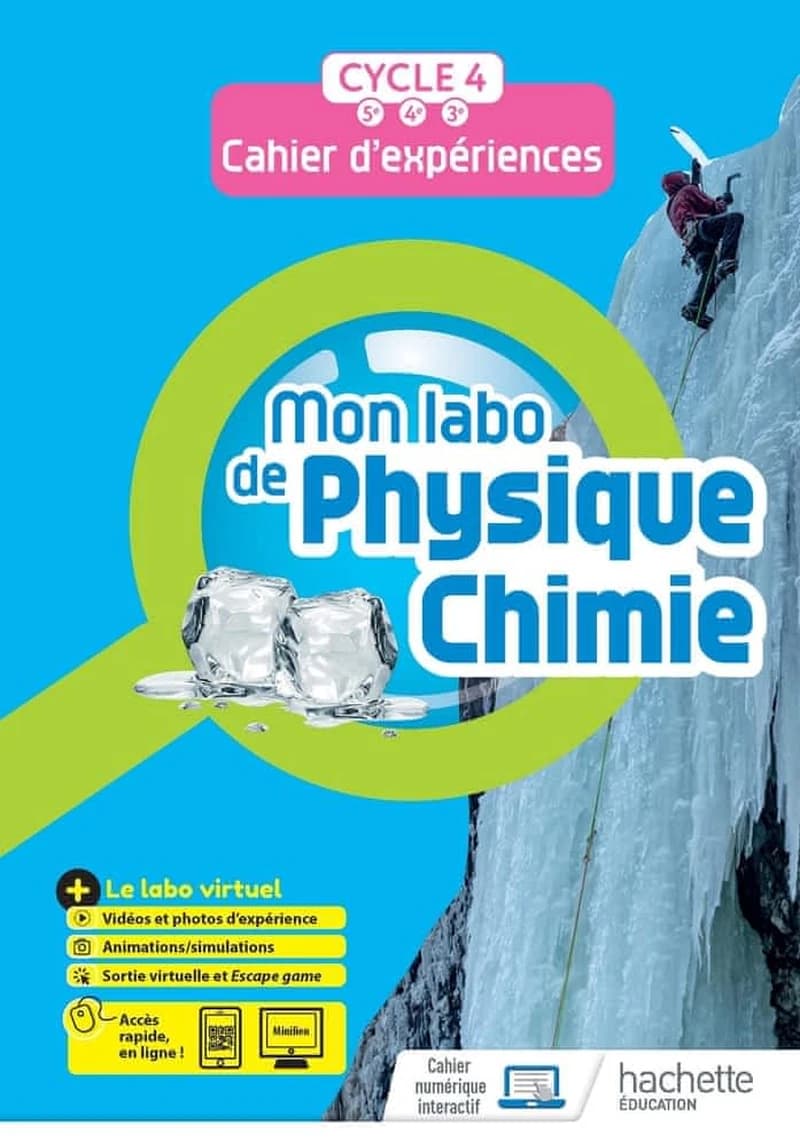Mon labo de Physique-Chimie Cycle 4 : Cahier d'expériences
