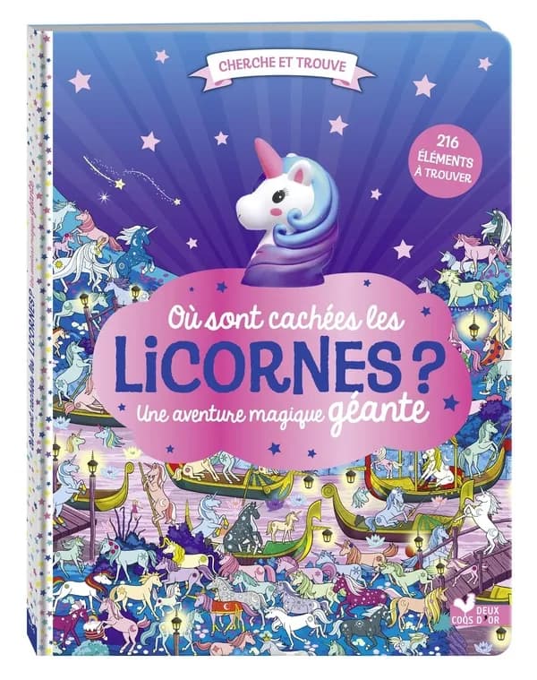 Cherche et trouve : Où sont cachées les licornes ? Une aventure magique géante