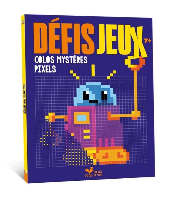 Défis jeux : coloriages mystères pixels : [Album à colorier]