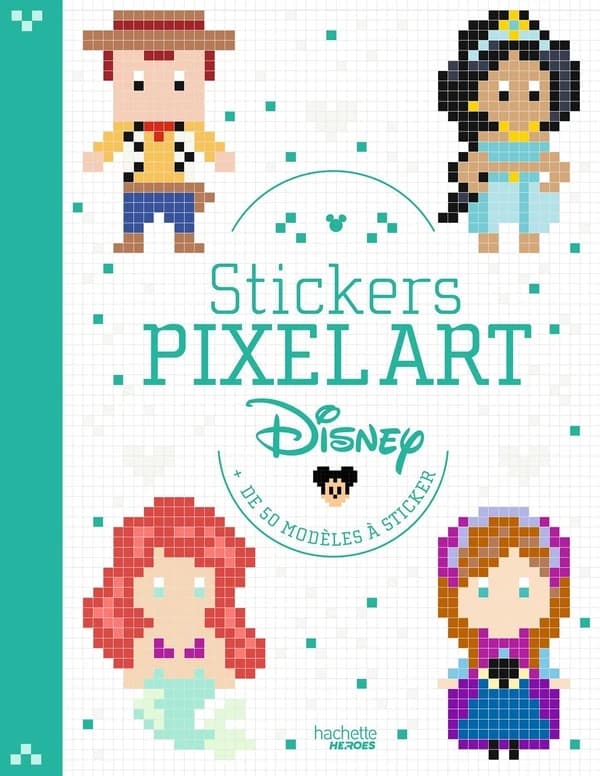 Stickers pixel art Disney : Plus de 50 modèles à sticker