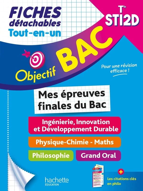 Mes épreuves finales du Bac Tle STI2D