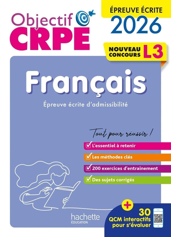 Français : épreuve écrite 2026, nouveau concours L3