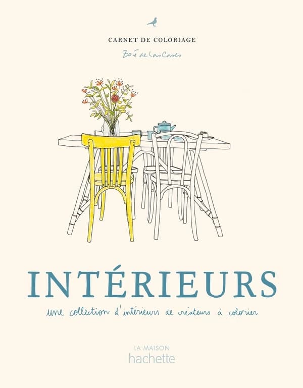 Intérieurs : une collection d'intérieurs de créateurs à colorier : [Album à colorier]