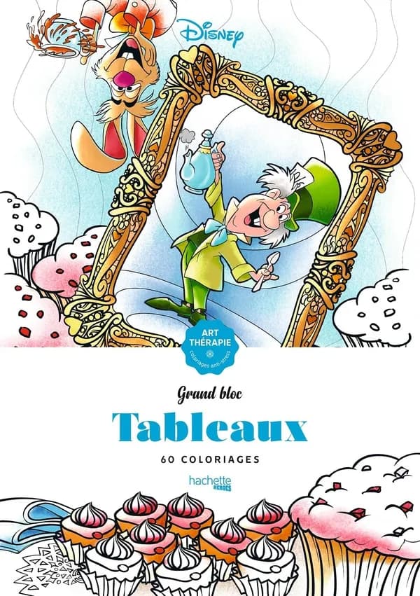 Tableaux : grand bloc Art Thérapie : 60 coloriages : [Album à colorier]