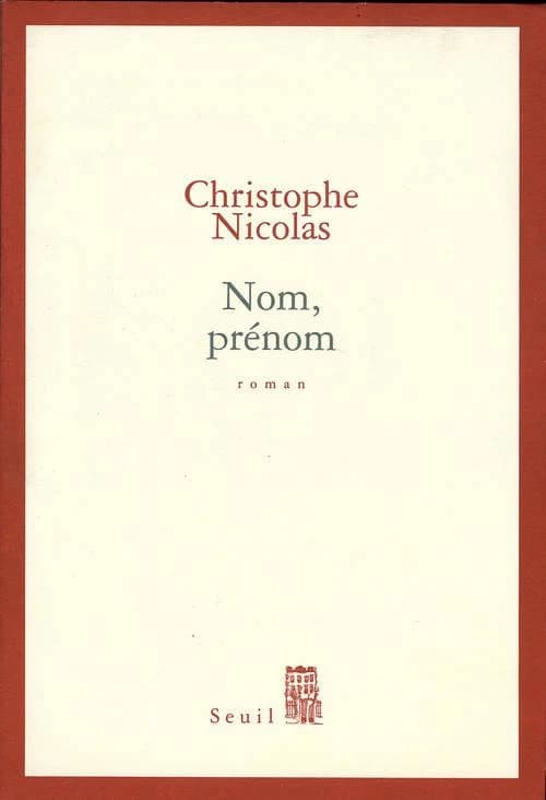 Nom, prénom : roman