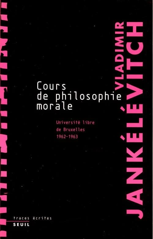 Cours de philosophie morale
