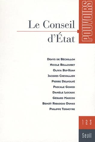Pouvoirs Tome 123 : le conseil d'état
