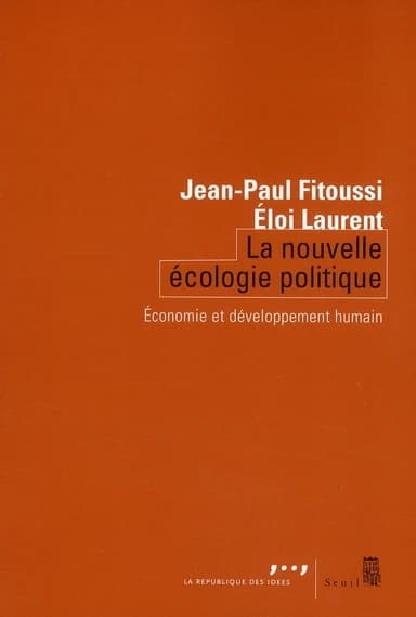 La nouvelle écologie politique : économie et développement humain