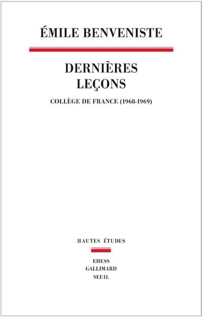 Dernières leçons : Collège de France, 1968 et 1969