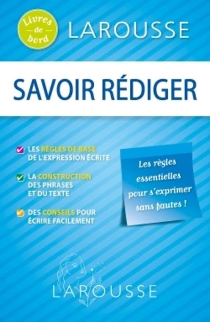 LIVRE DE BORD SAVOIR REDIGER