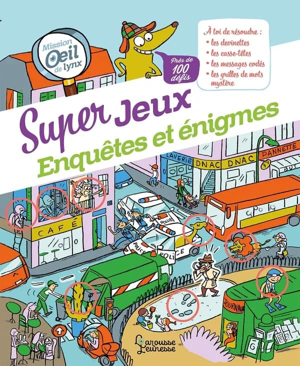 Super jeux, enquêtes et énigmes