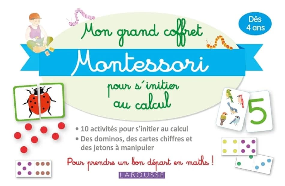 Mon grand coffret Montessori d'initiation au calcul