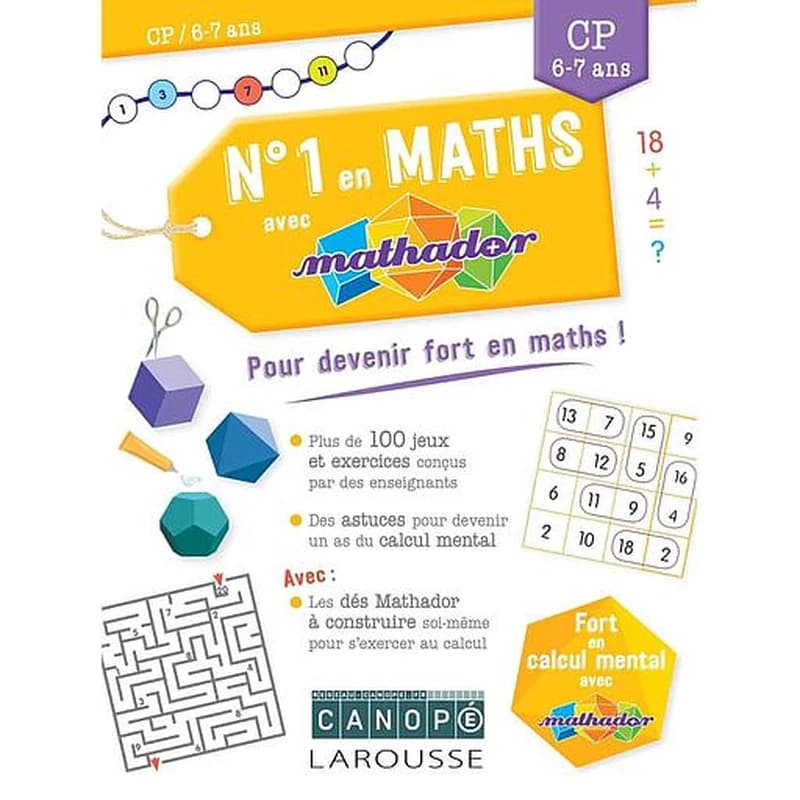 Numéro 1 en maths avec Mathador ; CP