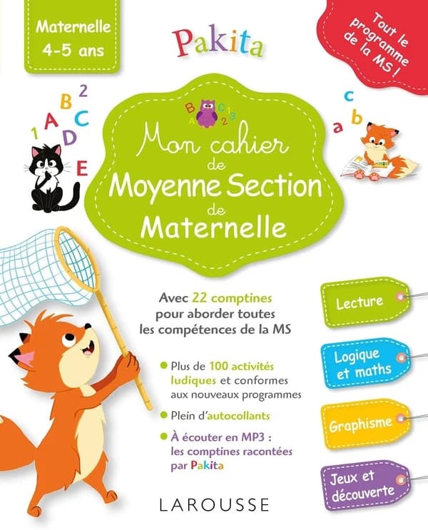 Mon grand cahier de moyenne section