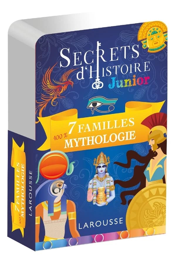 Secrets d'Histoire junior ; jeu de 7 familles mythologie