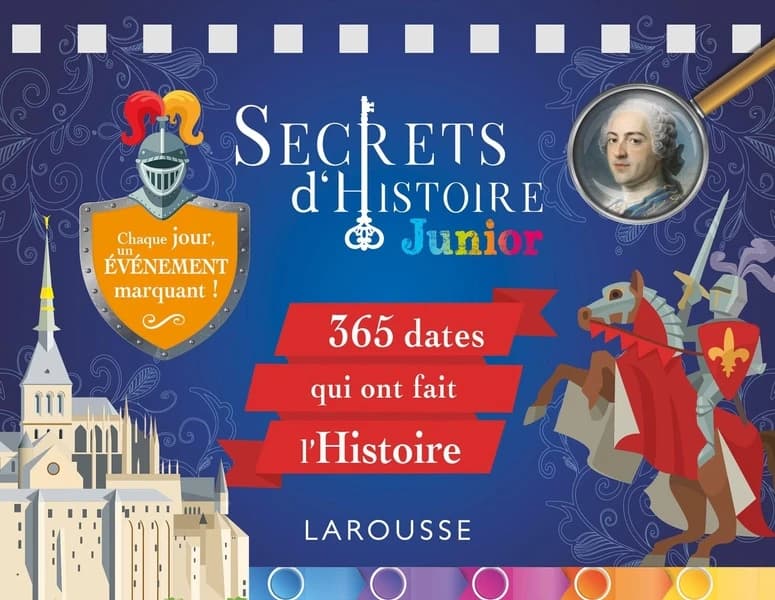 Secrets d'Histoire junior : secrets d'Histoire junior ; 365 dates qui ont fait l'Histoire ; chaque jour, un événement marquant !